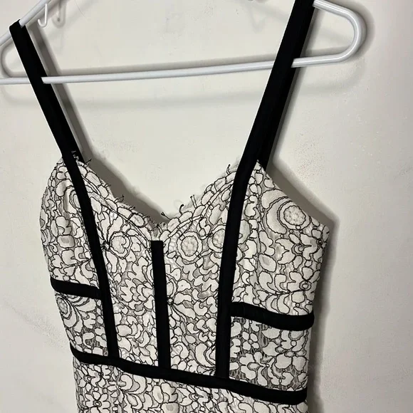 Express black and white lace cocktail dress - Picture 3 of 16
